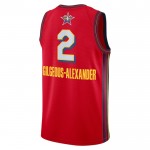 Maillot All-Star 2025 Shai Gilgeous-Alexander Jordan Rouge Swingman - Homme